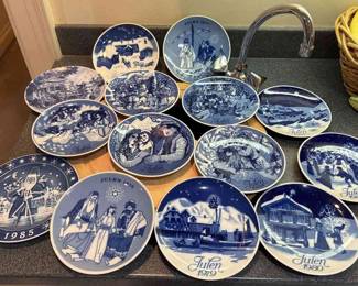 Porsgrund Norway Dansk Plates 1960s thru 1980s