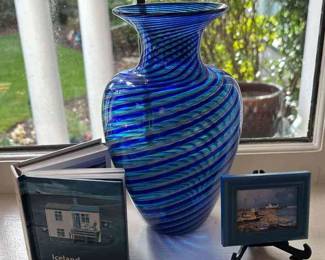 Artist Signed Glass VaseMurano