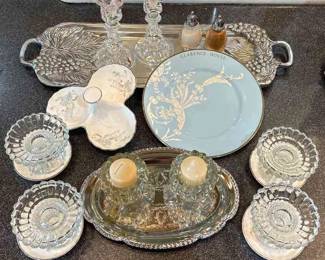 Royal Doulton Moonflower Trefoil Trinket Dish  Other Pieces