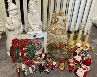 Vintage And Modern Christmas Decorations