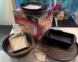 Wagner Cast Iron Chicken Fryer 10.5 