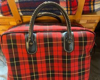 Alladin Red Plaid, Stadium Blankets, Picnic Basket Set