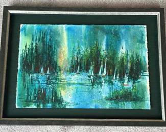 Marie Elise Gray No Breeze Acrylic