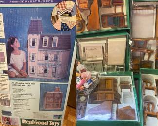 New In Box Victorian Doll House Albert E.Price Doll Furniture