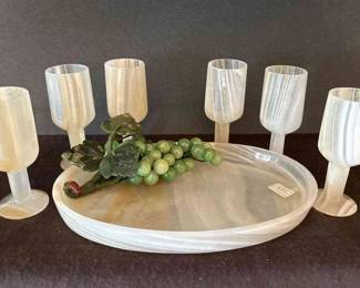 Alabaster Cordial Set