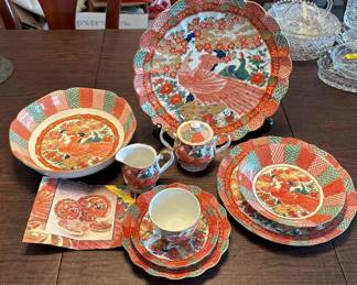 Arita Imari Peacock Dinnerware