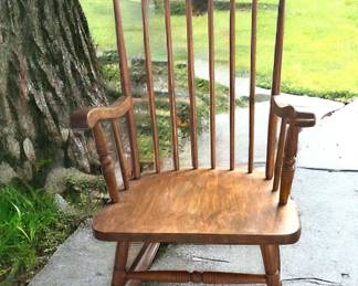 Vintage Wood Rocking Chair