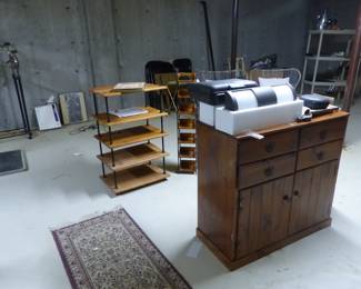 Basement assorted items