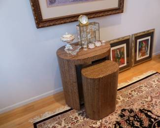 Contemporary nesting tables