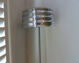 Chrome floor lamp