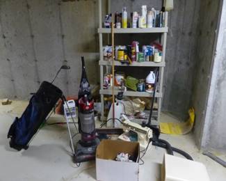 Basement assorted items