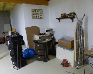 Basement assorted items