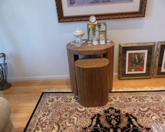 Contemporary nesting tables