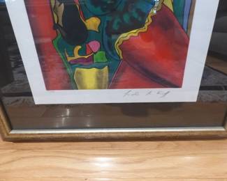 Pair of signed art