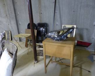 Basement assorted items