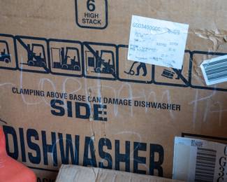 New in-box dishwasher