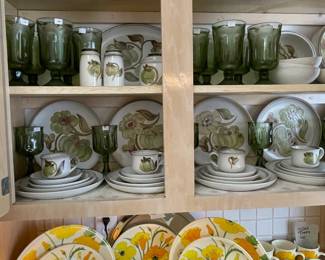 Troubadour by Denby - England. (In cabinet)