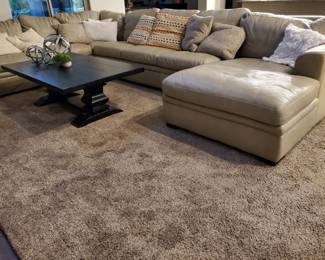 Huge Leather Sectional Sofa