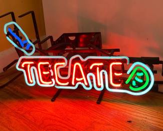Tacate Neon Beer Sign