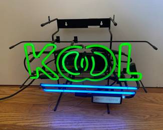 Vintage Neon Kool Cigarette Sign