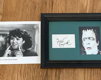 Rosie ODonnell Signed Photo Sleepless In Seattle And A Signed Frankenstein Picture By Fred Gwynne
