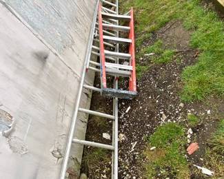 6 Fiberglass Ladder 13 Werner Telescoping Aluminum Ladder