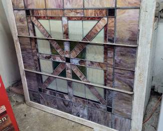 Stained Glass In Frame LARGE