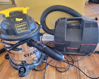 Stanley And Sears Shop Vacs