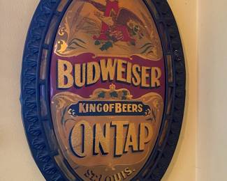 Vintage Budweiser Wall Hanging