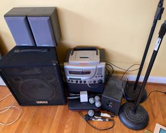 Venturer Karaoke Machine With Galaxy Mic Yamaha Speaker