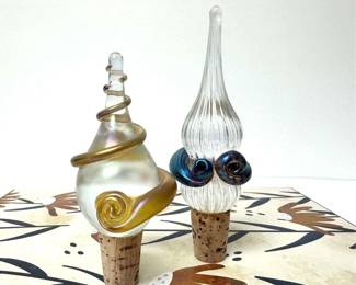 Blown Glass Bottle Stoppers