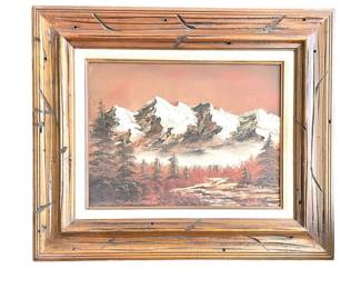 Oil Painting on Canvas by T. Quick