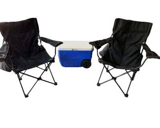 Folding Chairs Cooler