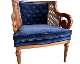 Mid Century Regency Style Accent Chair