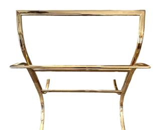 Vintage Brass Blanket or Towel Rack