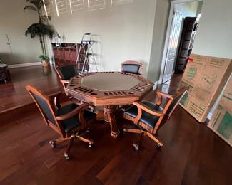 Poker game table