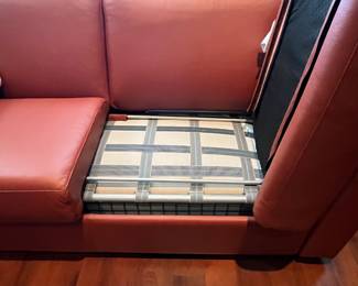 With oversized mattress 