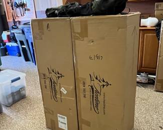 2 Christmas trees 5 ft potted spruce