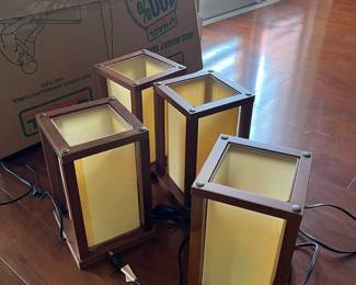Set of 4 lamps