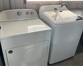Whirlpool dryer, Samsung washing machine