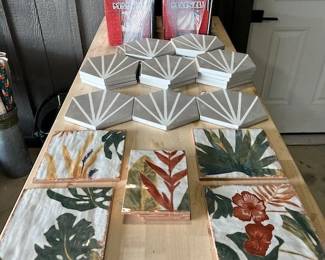 Mainzu hand painted terra cotta tiles, KerLife ceramic tiles