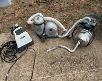 above ground pool filter/pump