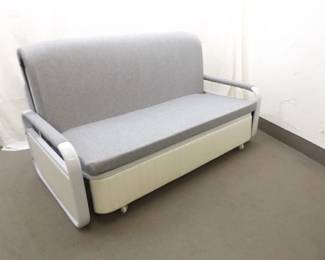Newer Futon with Leather Sides
