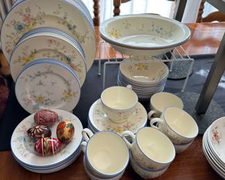 Two excellent sets of china! Great for everyday use! Fostoria and more! 