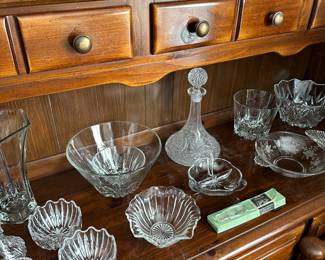 Loads of American Clear Glass in every shape and form! 