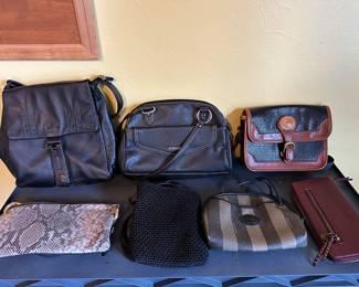 This is just a SMALL sampling of the purses in the house. Vintage to new. PLUS 3 Coach Bags!  