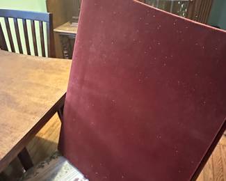 The custom felt pads! 