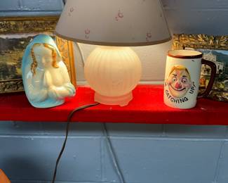 Great little 1930s/40s Boudoir Lamp!  