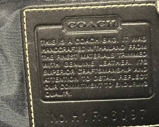 Coach Purse #1 ~ A beautiful authentic Coach Purse! With all tags and Serial #