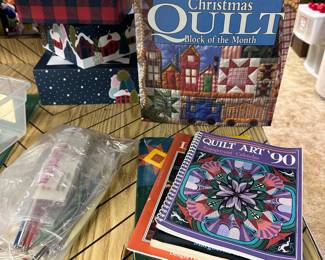 Sewing nook! Fabric, Notions and more! 